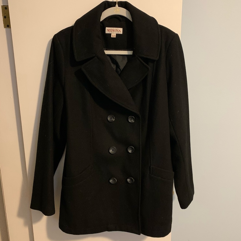 MERONA Black peacoat XL